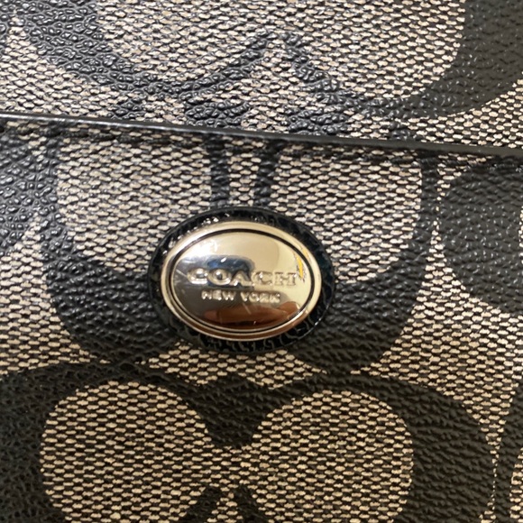 SOLD Coach Peyton black monogram crossbody bag - Picture 6 of 8